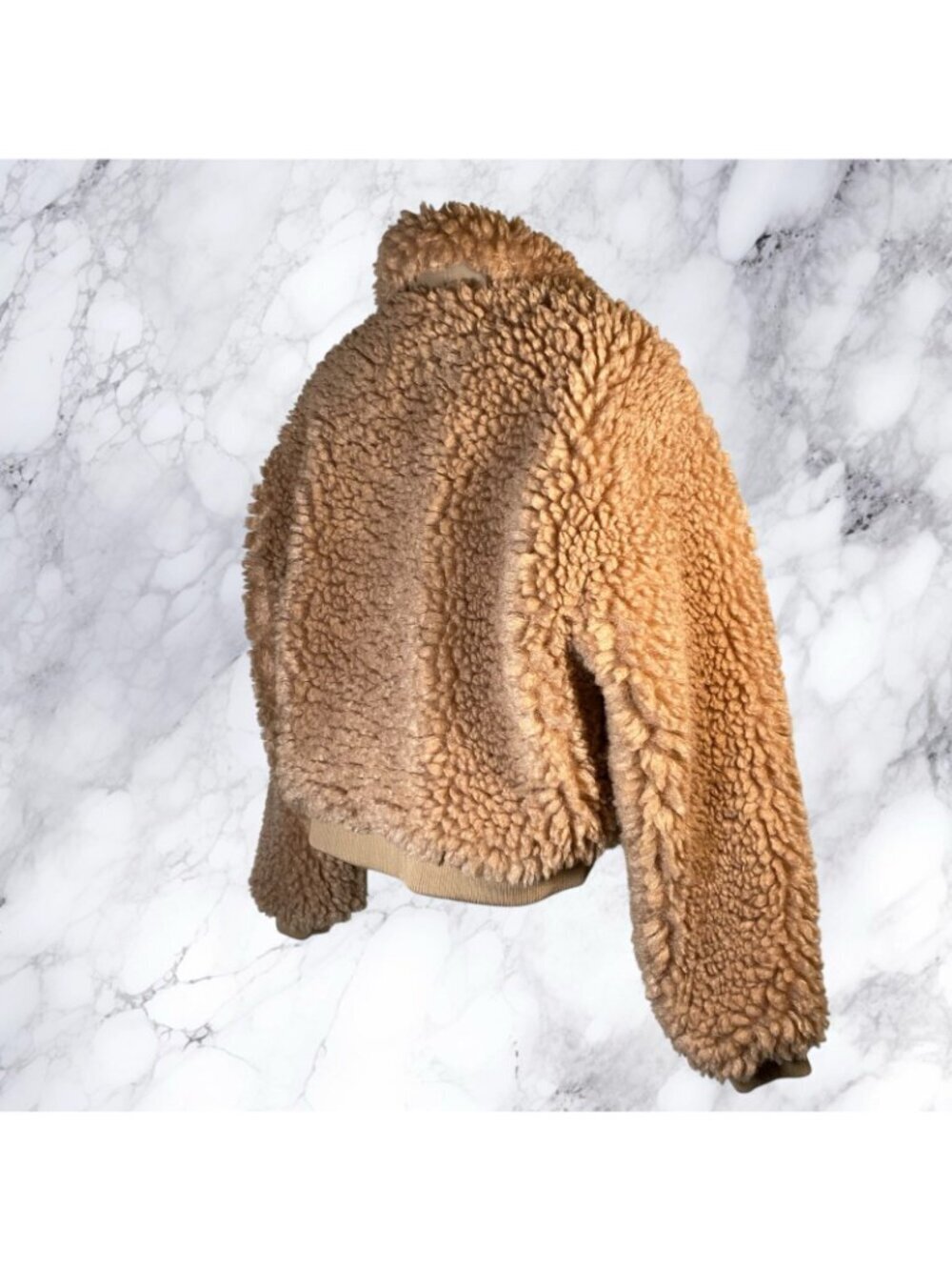 MORE TO COME Indira Teddy Jacket - Camel - Picture 10 of 12